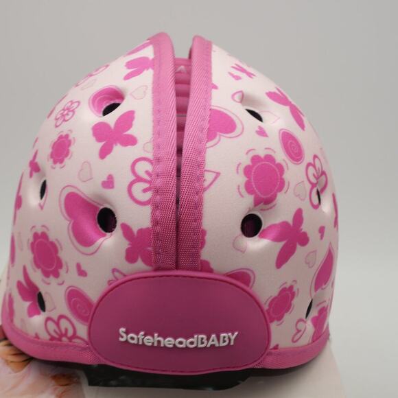 NEW Safehead Soft Protective Headgear Helmet  Baby 7-24 Months Butterfly Pink - Picture 1 of 8